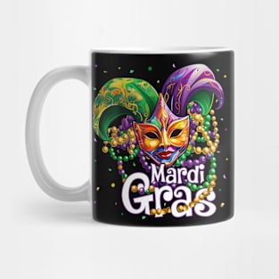 Happy Mardi Gras Carnival Party Mask BeadsKids Mug